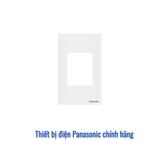 Mặt cho ổ cắm đơn 3 chấu Panasonic WEV680290MW - Màu Trắng Ánh Kim