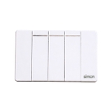 Bộ công tắc ba 1 chiều size S màu trắng Simon K9 - 591031
