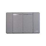 Bộ công tắc đôi 1 chiều size M màu xám Simon K9 - 591021-61