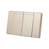 Bộ công tắc đôi 2 chiều size M sâm panh Simon K9 - 591022-46