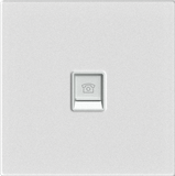 Bộ Ổ Cắm Điện Thoại Vuông Màu Trắng Simon M7 Gem Diamond White Mã 665214G-4F