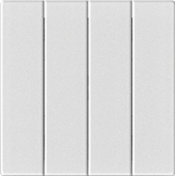 Bộ Công Tắc Bốn 2 Chiều Vuông Màu Trắng Simon M7 Gem Diamond White Mã 661042G-4F