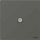 Bộ Ổ Cắm TV Chuẩn F Vuông Màu Xám Simon M7 Gem Diamond Grey Mã 665114G-4D