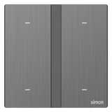Công Tắc Bốn Thông Minh Simon M7 Metal Màu Xám (Grey) 66E8004MTY-2B