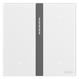 Công Tắc Ngữ Cảnh Ba Thông Minh Simon M7 Metal Màu Bạc (Silver) 66E8007MTY-2A