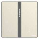 Công Tắc Ngữ Cảnh Bốn Thông Minh Simon M7 Metal Màu Vàng Gold (66E8008MTY-2C)