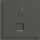 Bộ Phát Wifi 5 Âm Tường Vuông Màu Xám Simon M7 Gem Diamond Grey Mã 66E748G-4D