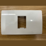 Ảnh Thực Tế Mặt 1 Lỗ Size S Lắp Ngang Màu Trắng Simon K1 Mã K1001N