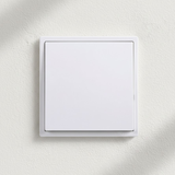 Ảnh Thực Tế Module Công Tắc Đơn 1 Chiều Vuông Màu Trắng Simon I7 Mã 701011