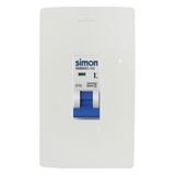 Bộ Aptomat Lắp Mặt Aptomat Tép Đơn Lắp Dọc Màu Trắng Simon K1