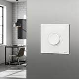 Bộ Chiết Áp Đèn 200W Vuông Màu Trắng Simon M7 Gem Diamond White Mã 66E102G-4F-Công nghệ Nano AF (Anti-Fingerprint) Lớp phủ Nano tiên tiến
