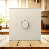 Bộ Chiết Áp Đèn Vuông Màu Sâm panh Simon S6 58E101-46 - Cơ cấu Zic Zac độc đáo Đảm bảo độ bền cơ học vượt trội