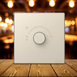 Bộ Chiết Áp Đèn Vuông Màu Sâm panh Simon S6 58E101-46 - Điều chỉnh ánh sáng linh hoạt Cho phép tănggiảm độ sáng của đèn một cách mượt mà