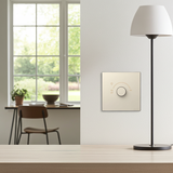 Bộ Chiết Áp Đèn Vuông Màu Sâm panh Simon S6 58E101-46 - Lắp đặt với đế âm vuông