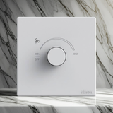 Bộ Chiết Áp Quạt Màu Trắng Simon S6 58E201 Tiếp điểm bền bỉ