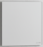 Bộ Công Tắc 1 Chiều Vuông Simon M7 Gem Màu Bạc - 661011G-4E
