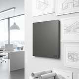 Bộ Công Tắc 20A 2 Cực 2 Chiều Có LED Vuông Màu Xám Có Tiếp Địa Simon M7 Gem Diamond Gray 662026G-4D - Mặt Kính Gem Diamond Gray Đẳng Cấp Màu xám đá sang trọng, mặt kính nguyên khối