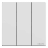 Bộ Công Tắc Ba 2 Chiều Vuông Màu Trắng Simon S6 581032