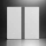 Bộ công tắc ba nhà thông minh Simon M7 Gem Smart màu Bạc 66E8003GTY-4E