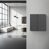 Bộ công tắc ba nhà thông minh Simon M7 Gem Smart màu Xám 66E8003GTY-4D ễ dàng lắp đặt thay thế các công tắc cơ truyền thống