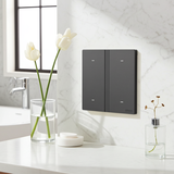 Bộ công tắc ba nhà thông minh Simon M7 Gem Smart màu Xám 66E8003GTY-4D sản phẩm cao cấp M7 Gem Smart từ thương hiệu Simon