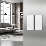 Bộ công tắc bối cảnh ba nhà thông minh Simon M7 Gem smart Màu Trắng 66E8007GTY-4F