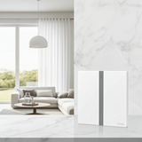 Bộ công tắc bối cảnh ba nhà thông minh Simon M7 Gem smart Màu Trắng 66E8007GTY-4Fđiểm nhấn thẩm mỹ cho ngôi nhà