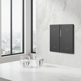 Bộ công tắc bối cảnh ba nhà thông minh Simon M7 Gem smart Màu Xám 66E8007GTY-4D Điều khiển ngữ cảnh linh hoạt