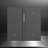 Bộ công tắc bối cảnh ba nhà thông minh Simon M7 Gem smart Màu Xám 66E8007GTY-4D