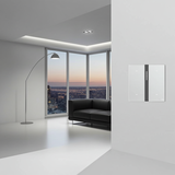 Bộ Công Tắc Bối Cảnh Bốn Nhà Thông Minh Simon M7 Gem Smart Màu Bạc (Silver) 66E8008GTY-4E6