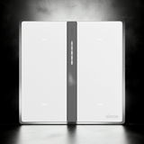 Bộ Công Tắc Bối Cảnh Bốn Nhà Thông Minh Simon M7 Gem Smart Màu Trắng (White) 66E8008GTY-4F