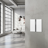 Bộ Công Tắc Bối Cảnh Bốn Nhà Thông Minh Simon M7 Gem Smart Màu Trắng (White) 66E8008GTY-4FKiểm Soát Ngôi Nhà Với 4 Kịc