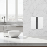 Bộ Công Tắc Bối Cảnh Bốn Nhà Thông Minh Simon M7 Gem Smart Màu Trắng (White) 66E8008GTY-4Fphong cách nội thất, từ cổ