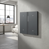 Bộ Công Tắc Bối Cảnh Bốn Nhà Thông Minh Simon M7 Gem Smart Màu Xám (Grey)  66E8008GTY-4Dthiết kế sang trọng và công nghệ