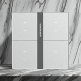 Bộ Công Tắc Bối Cảnh Tám Nhà Thông Minh Simon M7 Gem Smart Màu Bạc (Silver) 66E8025GTY-4Etiết kiệm năng lượng