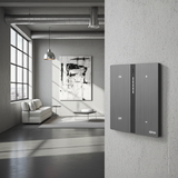 Bộ công tắc bối cảnh tám nhà thông minh Simon M7 metal smart màu Xám 66E8025MTY-2b Cảm Biến Tiệm Cận Thông Minh