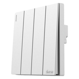 Bộ Công Tắc Bốn 2 Chiều Vuông Màu Trắng Simon S6 581042