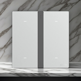 Bộ công tắc bốn nhà thông minh Simon M7 Gem smart Màu Bạc 66E8004GTY-4E - Chất Lượng Châu Âu