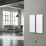 Bộ công tắc bốn nhà thông minh Simon M7 Gem smart Màu Trắng 66E8004GTY-4F  phong cách tối giản, hiện đại.