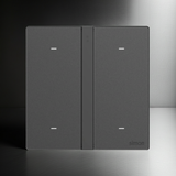 Bộ công tắc bốn nhà thông minh Simon M7 Gem smart Màu Xám 66E8004GTY-4D Công Nghệ Cảm Biến Tiện Lợi