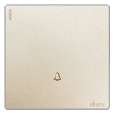 Bộ Công Tắc Chuông Cửa Vuông Màu Sâm Panh Simon S6 586301-46