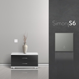 Bộ Công Tắc Chuông Cửa Vuông Màu Xám Simon S6 586301-61 - Công Tắc Cao Cấp
