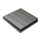 Bộ công tắc điện Simon S6 - 581042-61 Đen Xám Tràn Viền Đẳng Cấp
