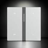 Bộ Công Tắc Dimmer Đơn Nhà Thông Minh Simon M7 Gem Smart Màu Bạc (Silver) 66E8015GTY-4E