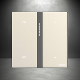 Bộ công tắc Dimmer đơn nhà thông minh Simon M7 metal smart màu Vàng 66E8015MTY-2c