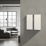 Bộ công tắc Dimmer đơn nhà thông minh Simon M7 metal smart màu Vàng 66E8015MTY-2c điểm nhấn công nghệ hiện đại.