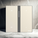 Bộ công tắc Dimmer đơn nhà thông minh Simon M7 metal smart màu Vàng 66E8015MTY-2c Tích Hợp Hoàn Hảo Simon Smart Home