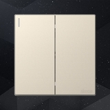 Bộ Công Tắc Đôi 1 Chiều vuông Màu Sâm Panh Simon S6 581021-46 Công Tắc Cao Cấp Châu Âu