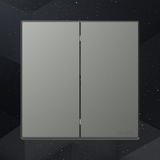 Bộ Công Tắc Đôi 1 Chiều vuông Màu xám Simon S6 581021-61 công tắc cao cấp châu Âu