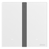 Bộ công tắc đôi nhà thông minh Simon M7 Gem smart Màu Trắng 66E8002GTY-4F